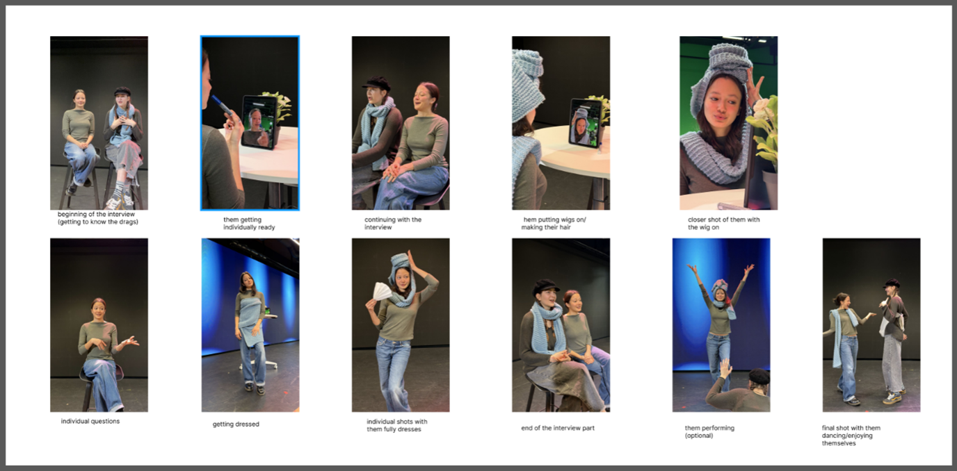 Early storyboard version