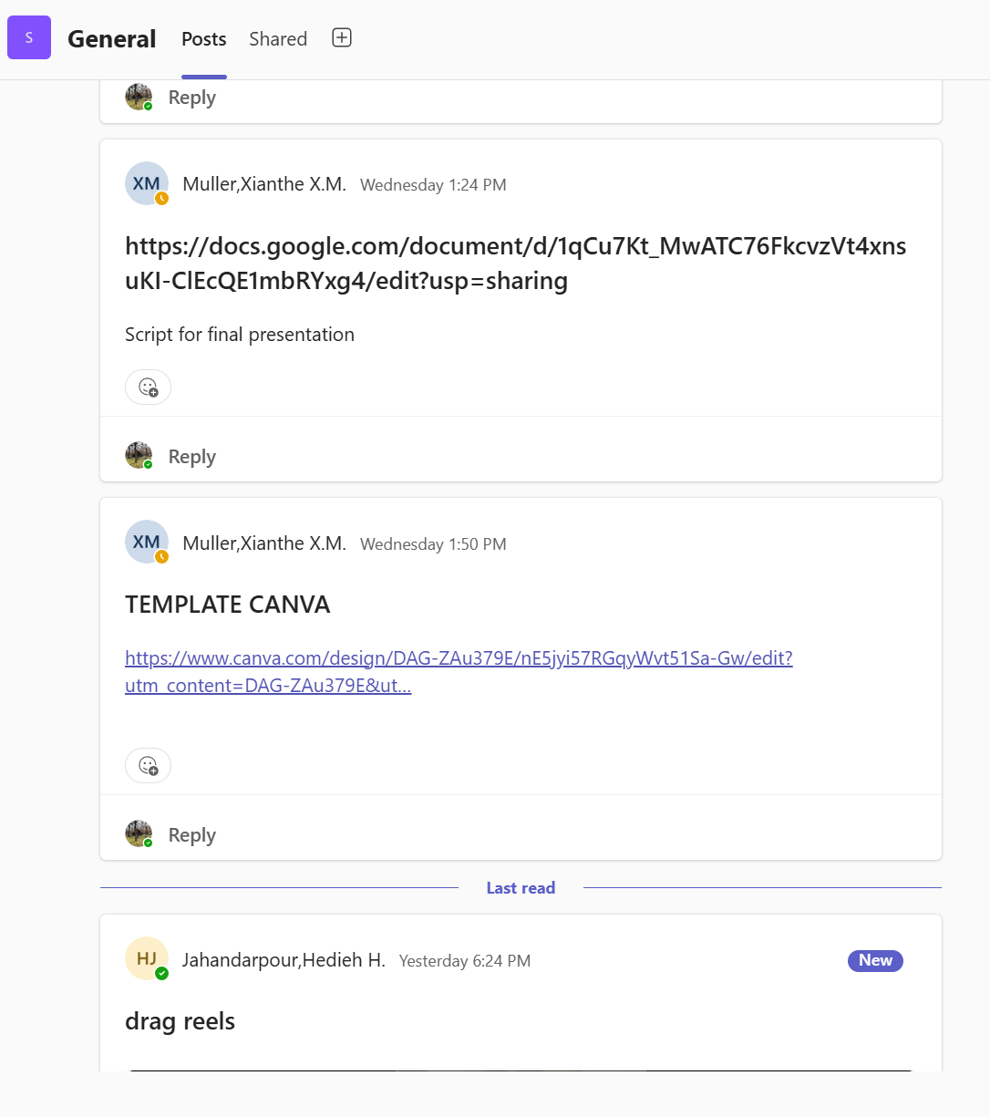 Teams Group Screenshot